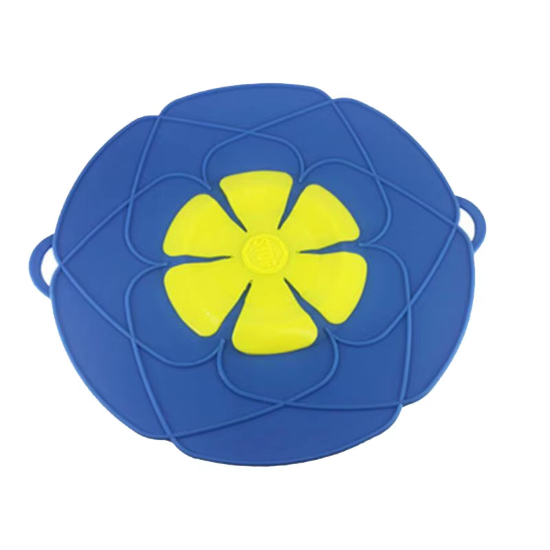 Silicone Lid Spill Stopper Cover Pot Pan Cover Kitchen Accessories Flower Shape Cookware Cooking Tools Kitchen Gadgets