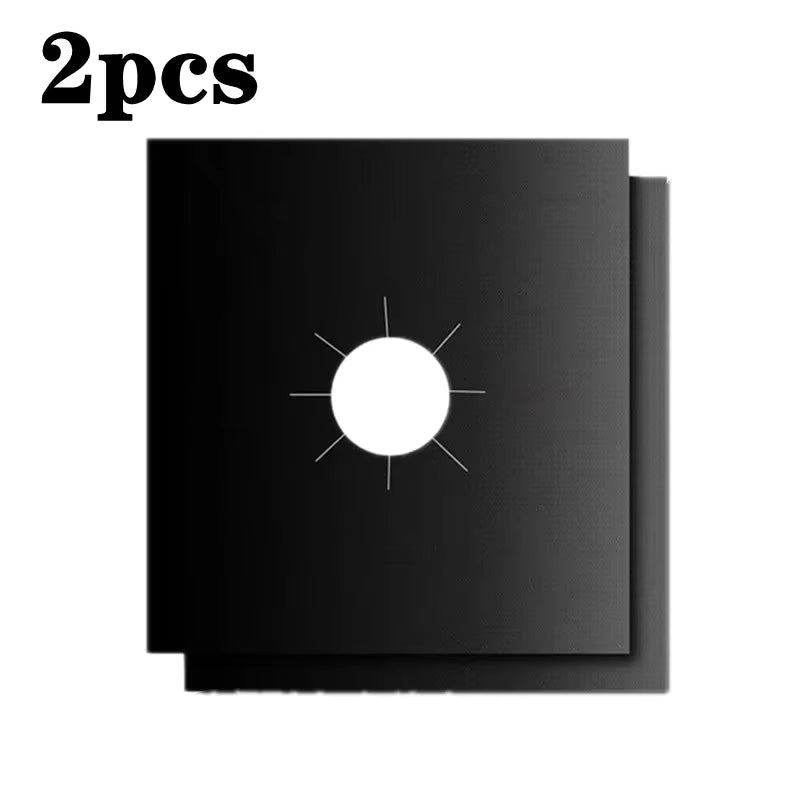 2-8Pcs Stove Protector Cover Liner Clean Mat Pad Gas Cooker Cover Washable Stovetop Protector Cover Kitchen Cookware Accessories