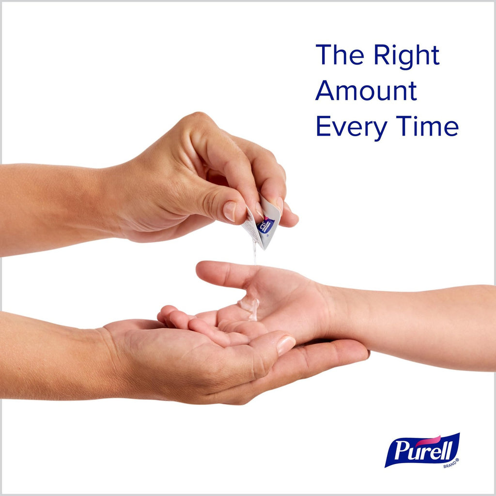 PURELL SINGLES Advanced Hand Sanitizer Gel, Fragrance Free, 125 Count Single-Use