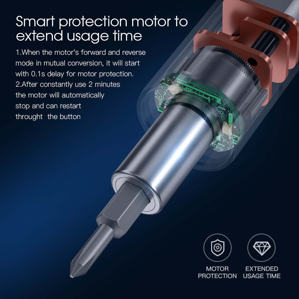 28 in 1 Electric Screwdriver Set 0.35N with Shadowless Light