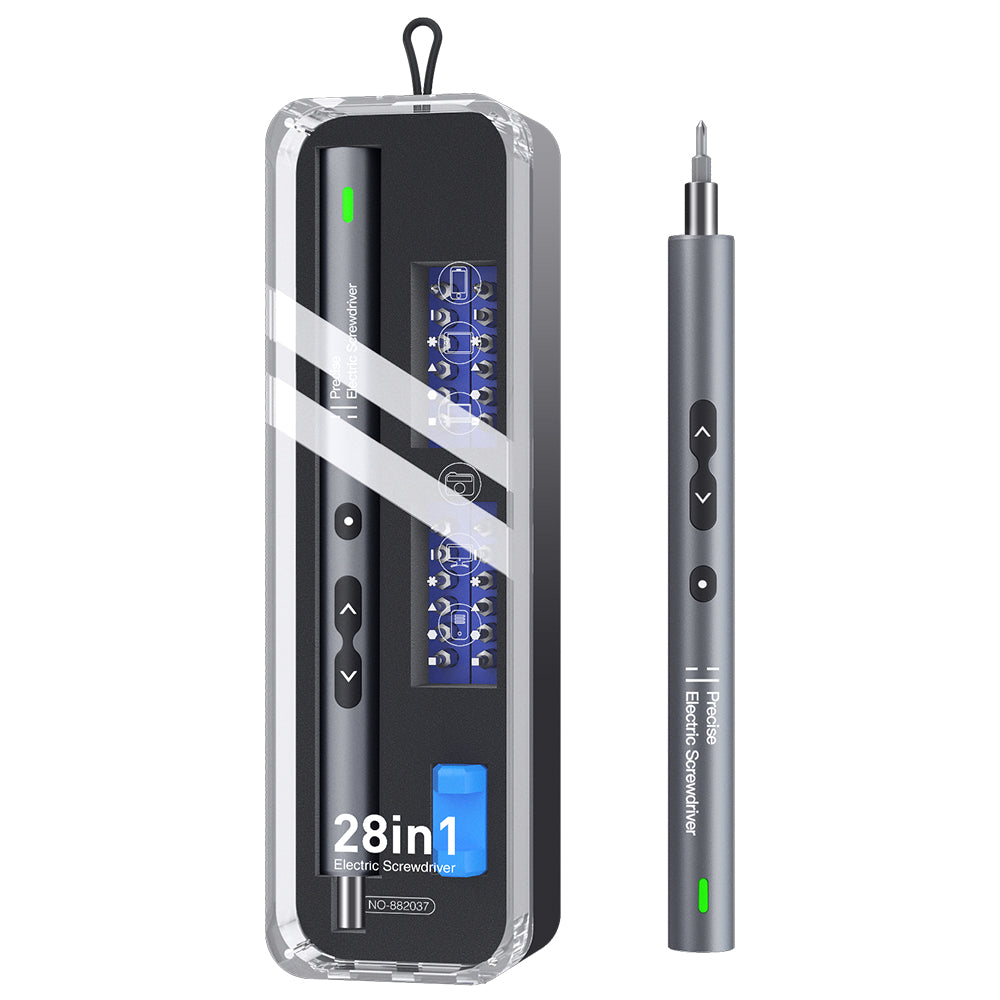 28 in 1 Electric Screwdriver Set 0.35N with Shadowless Light
