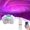 Star Projector with Bluetooth Speaker and Remote, Northern Lights Aurora Projector with Moon and Star