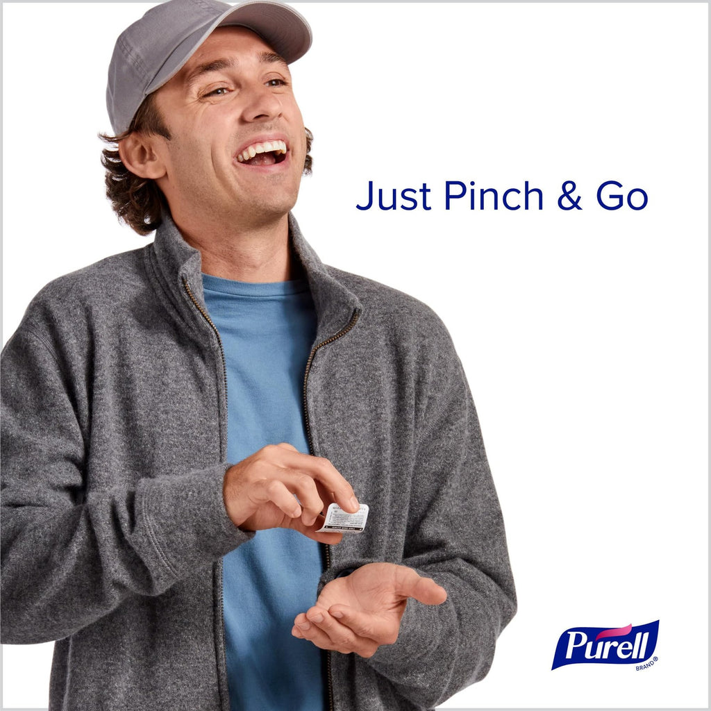 PURELL SINGLES Advanced Hand Sanitizer Gel, Fragrance Free, 125 Count Single-Use