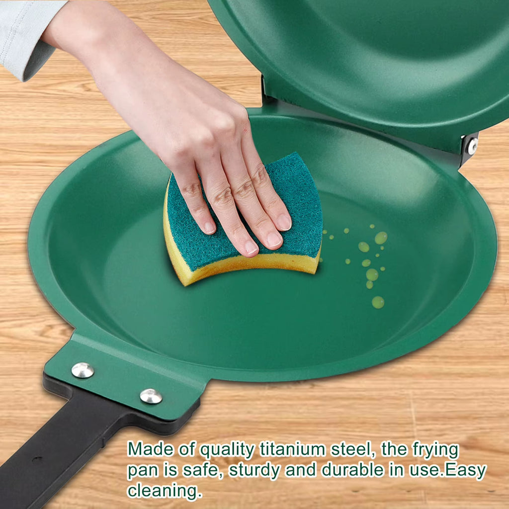 Double Side Titanium Steel Coating Flip Frying Pan Pancake Maker Household Kitchen Cookware Kitchen Cookware Pancake Frying Pan