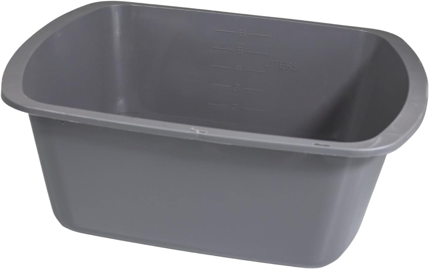 Wash Basins Rectangular Plastic Hospital Bedside Soaking Tub [5 Pack]