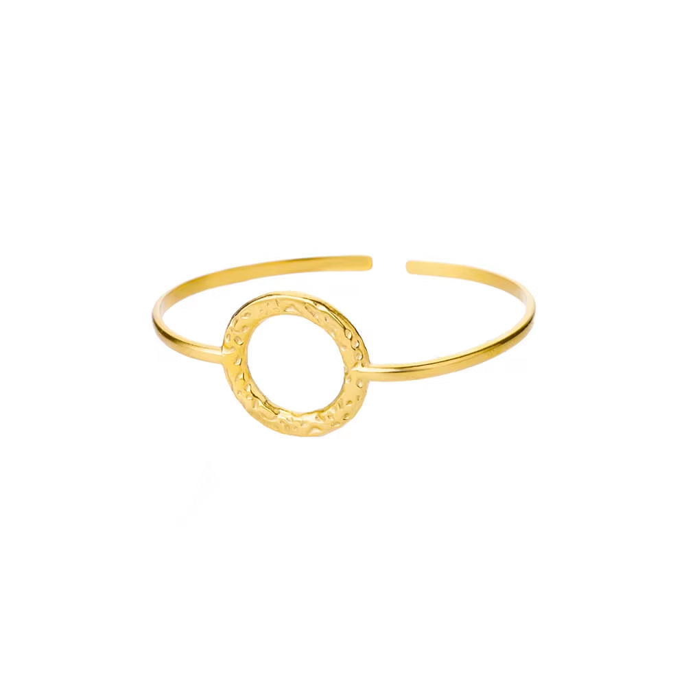 Flower Cuff Bracelet Bangle for Women Gold Color Flora Stainless Steel Bangles Casting Aesthetic Couple Wrist Jewelry Pulseras