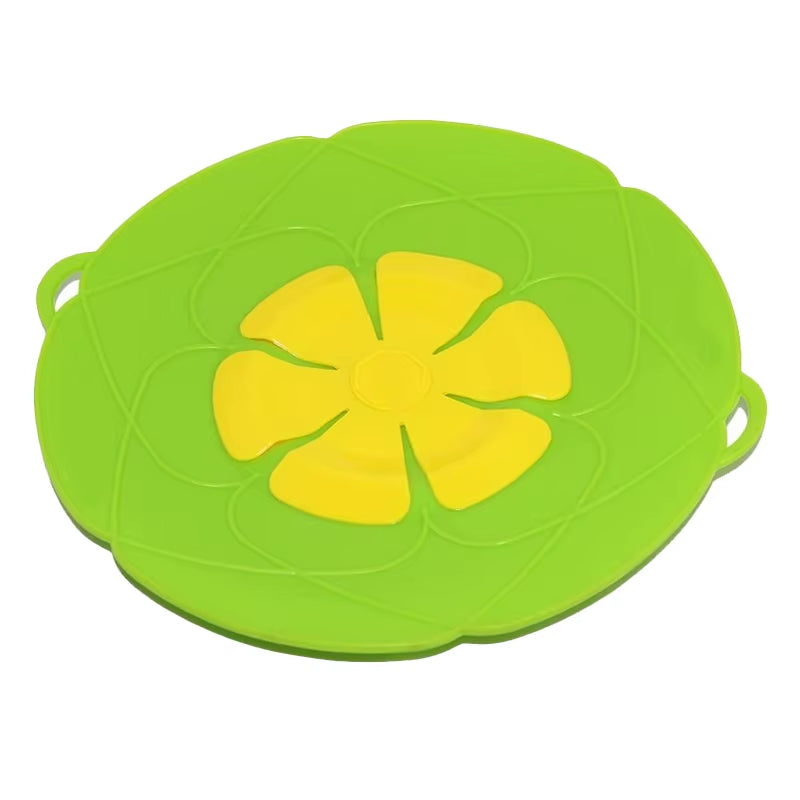 Silicone Lid Spill Stopper Cover Pot Pan Cover Kitchen Accessories Flower Shape Cookware Cooking Tools Kitchen Gadgets