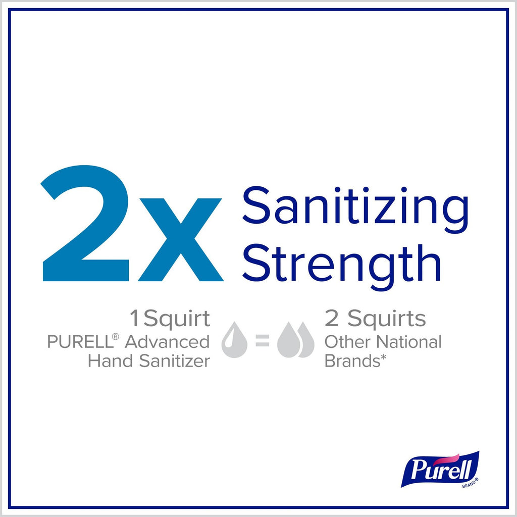 PURELL SINGLES Advanced Hand Sanitizer Gel, Fragrance Free, 125 Count Single-Use
