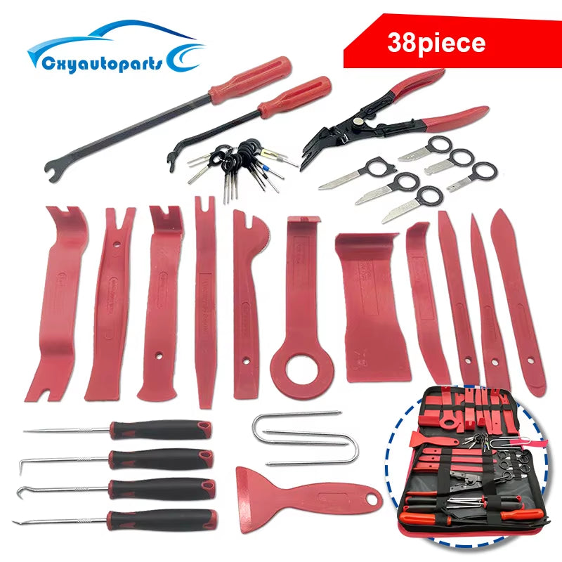 Car Tools Car Interior Disassembly Kit Plastic Trim Removal Tool Car Clips Puller Diy Panel Tools for Auto Trim Puller Set