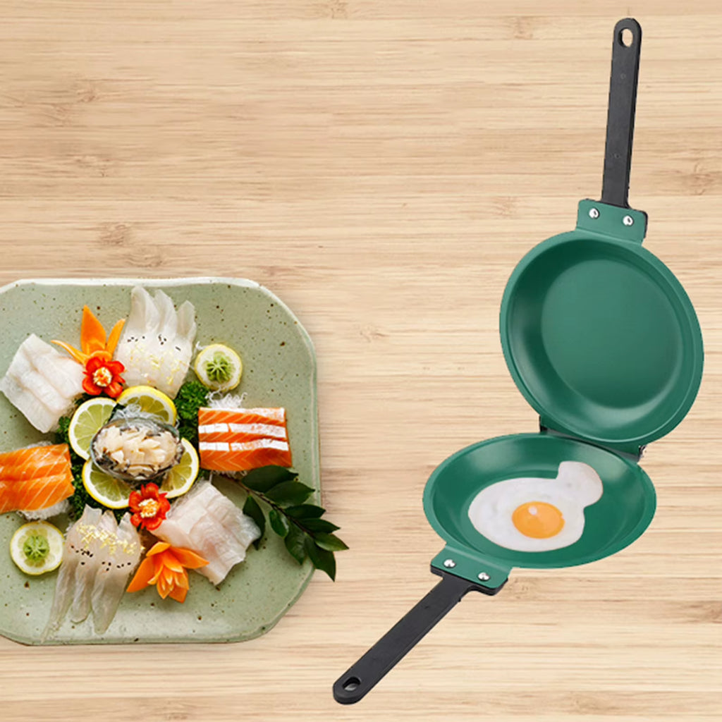 Double Side Titanium Steel Coating Flip Frying Pan Pancake Maker Household Kitchen Cookware Kitchen Cookware Pancake Frying Pan