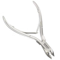 Professional Cuticle Trimmer Nail Cuticle Cutter Stainless Steel Cuticle Nippers with Sharp Blades of Cuticle Remover Clippers Manicure Tools Double Spring for Nail Care Pedicure Nail Tools (Silver)