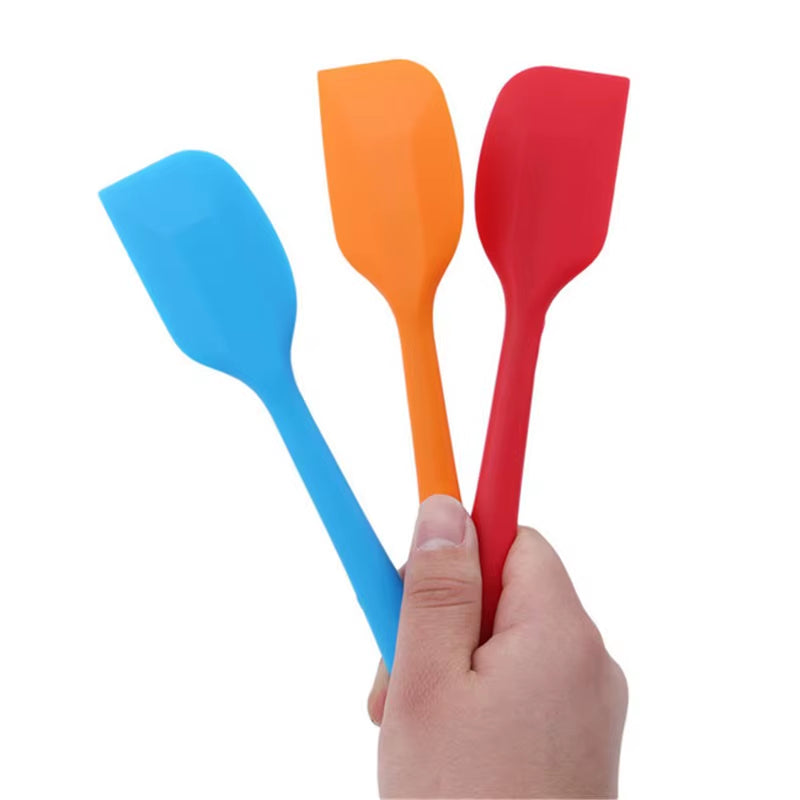Heat Resistant Integrate Handle Silicone Spoon Scraper Kitchen Utensil Turners Spatula Pan Spatula Cake Kitchen Cooking Tool