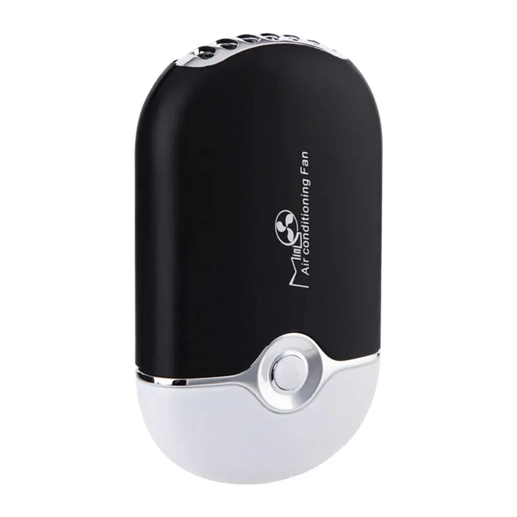 USB Rechargeable Portable Mini Fan Cooling Fan Bladeless Handheld Eyelash Dryer Mini Handheld Fan Air Conditioning Blower